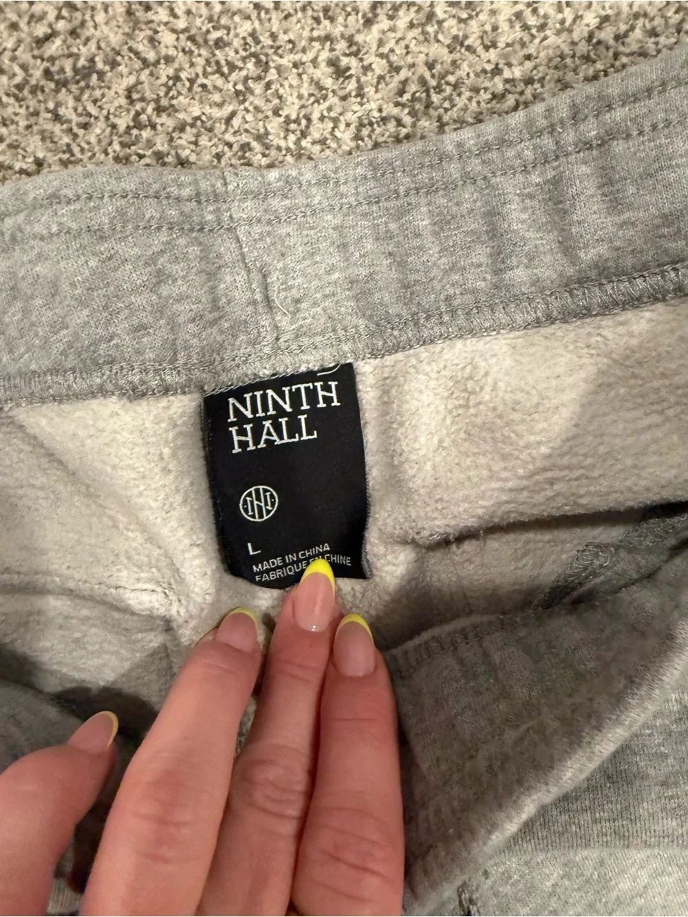 Ninth Hall Kids Gray Cargo Sweat Joggers with Cargo Pockets